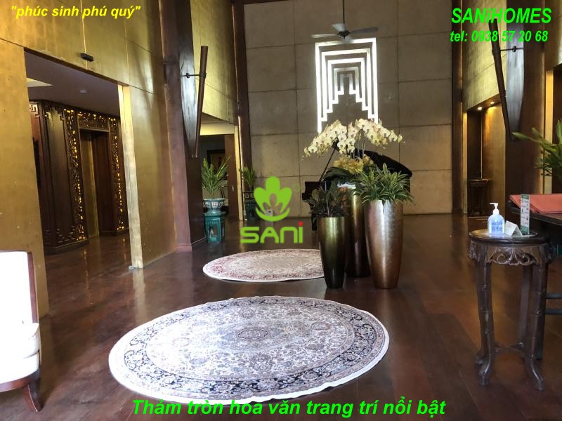 Thảm hoa văn trải sàn