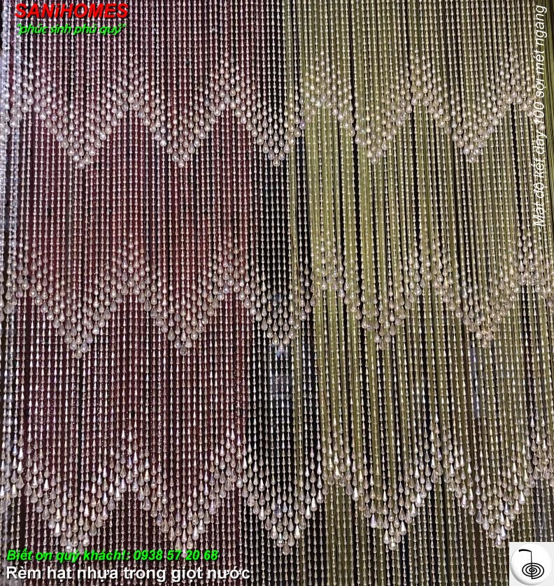 rem hat nhua trong giot nuoc cao cap sani 991
