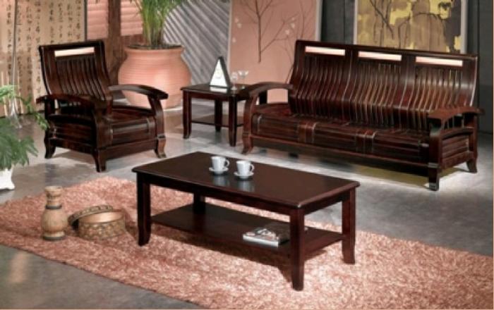 Thảm trang trí salon gỗ