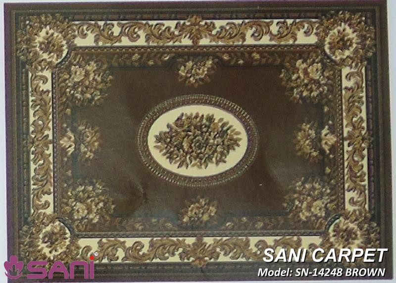 Tấm thảm SN-14248 BROWN gia-tham-sofa-giare-precle-sani-14248-brown