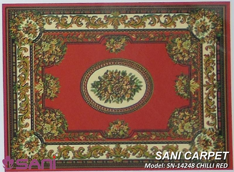 Tấm thảm SN-14248 CHILLI RED gia-tham-sofa-giare-precle-sani-14248-chilli-red