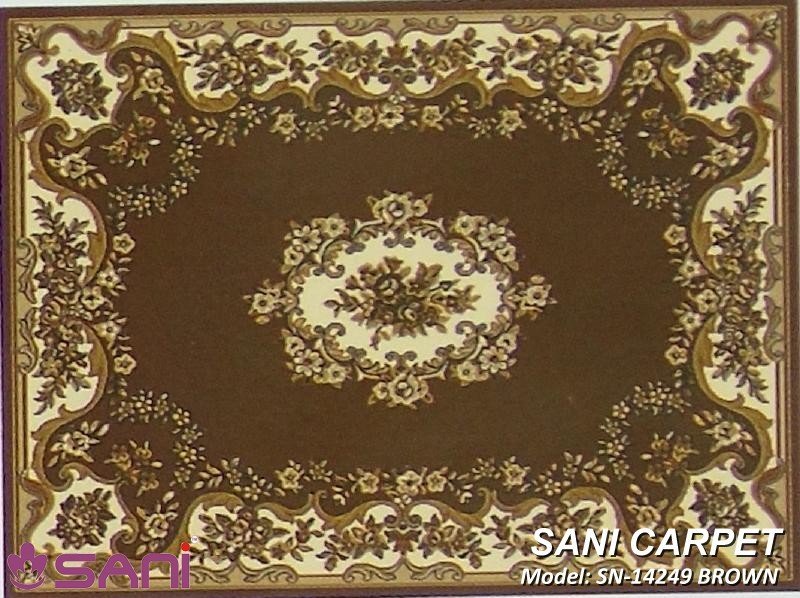 Tấm thảm SN-14249 BROWN gia-tham-sofa-giare-precle-sani-14249-brown