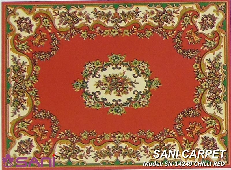 Tấm thảm SN-14249 CHILLI RED gia-tham-sofa-giare-precle-sani-14249-chilli-red