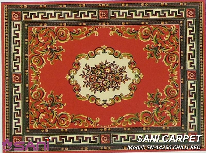Tấm thảm SN-14250 CHILLI RED gia-tham-sofa-giare-precle-sani-14250-chilli-red