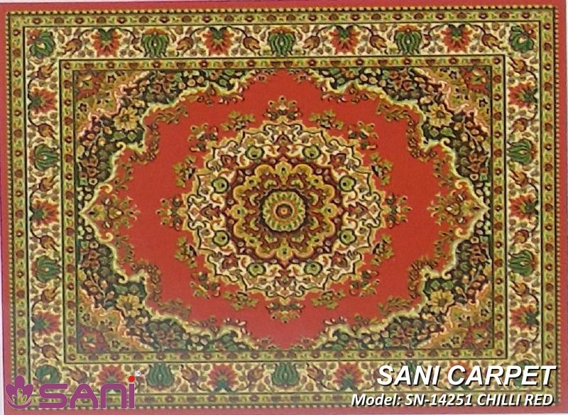 Tấm thảm SN-14251 CHILLI RED gia-tham-sofa-giare-precle-sani-14251-chilli-red