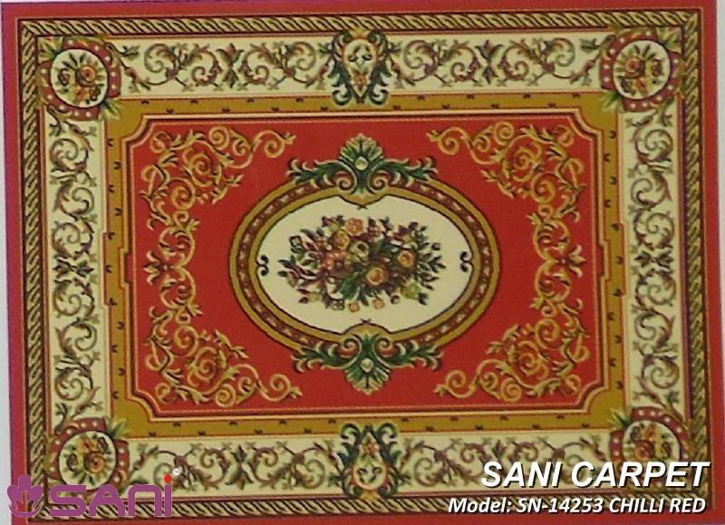 Tấm thảm SN-14253 CHILLI RED gia-tham-sofa-giare-precle-sani-14253-chilli-red