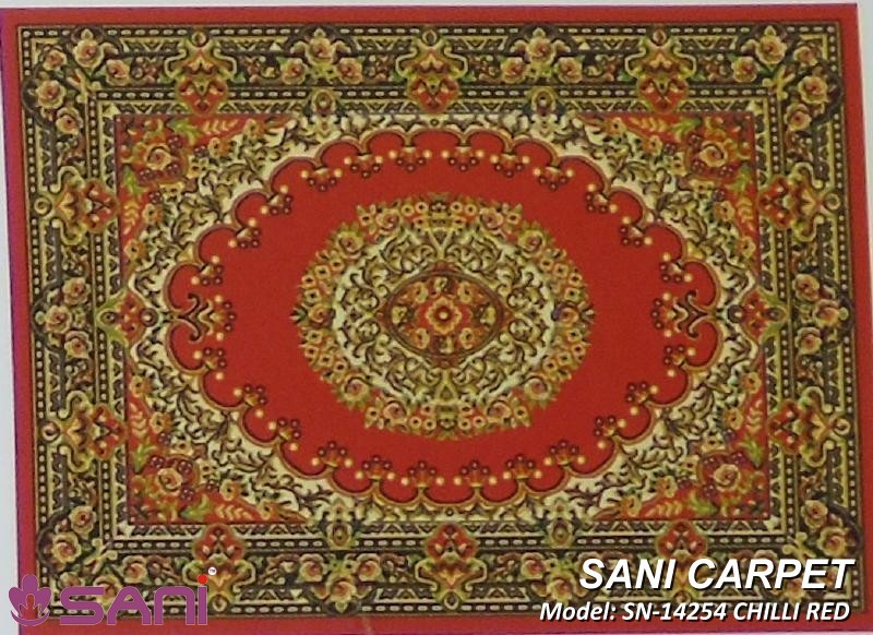 Thảm trang trí phòng thờ SN-14254 CHILLI RED gia-tham-sofa-giare-precle-sani-14254-chilli-red