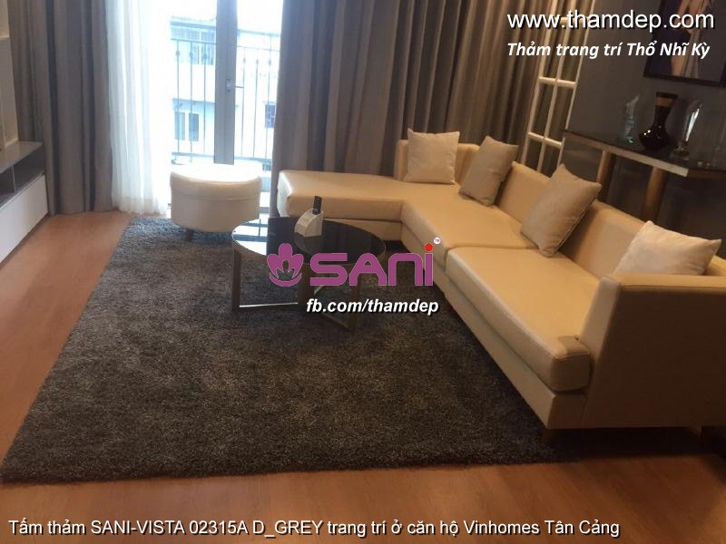 Thảm lông xù cao cấp màu xám trải bàn sofa khong-gian-vista-d grey-tham-tho-nhi-ky-1