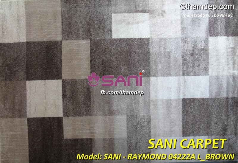 Thảm hiện đại Thổ Nhĩ Kỳ SANI - RaMond 04222A L_Brown tham-tho-nhi-ky-raymond-04222a-sani