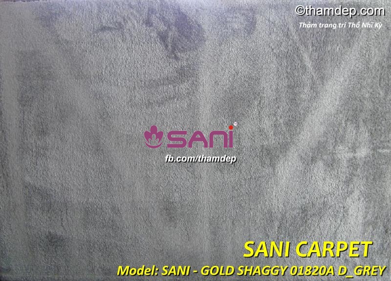 Thảm Thổ Nhĩ Kỳ SANI - SHAGGY 01820A D_Grey gold-shaggy-d grey-01820a-tham-tho-nhi-ky-sani