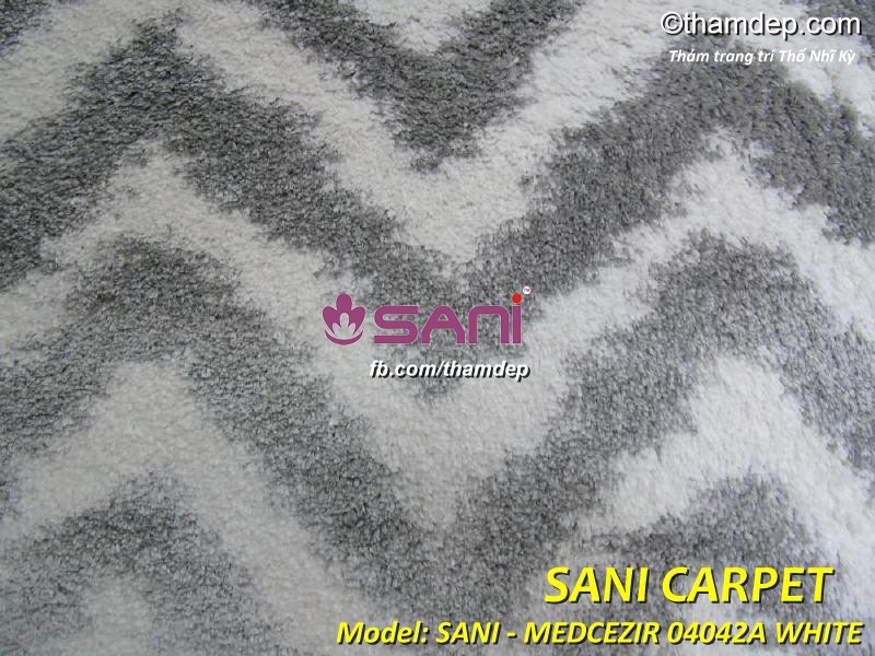Thảm Thổ Nhĩ Kỳ SANI-Medcezir 04042A White medcezir-04042a-zom-white-tham-tho-nhi-ky
