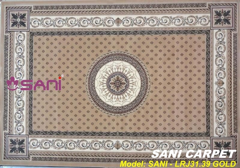 Tấm thảm hoa văn chất liệu len tự nhiên quan-2-tham-len-tu-nhien-rajah 7619-23-gold