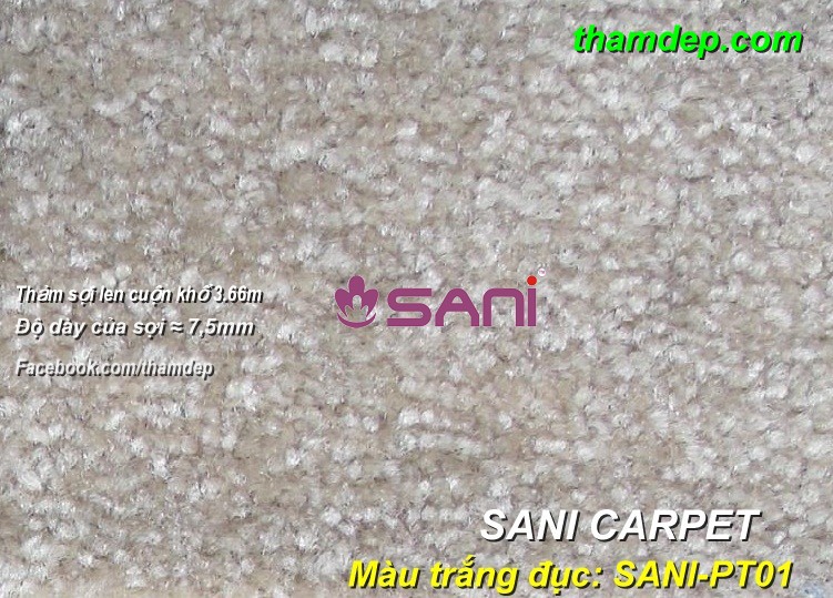 Thảm len một màu giá rẻ