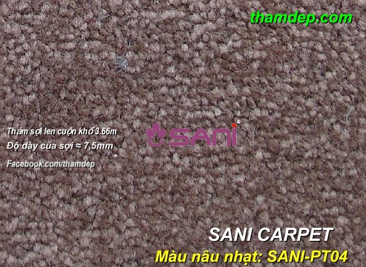 Thảm sợi len trải nhà hàng khách sạn sani-carpet-pt04