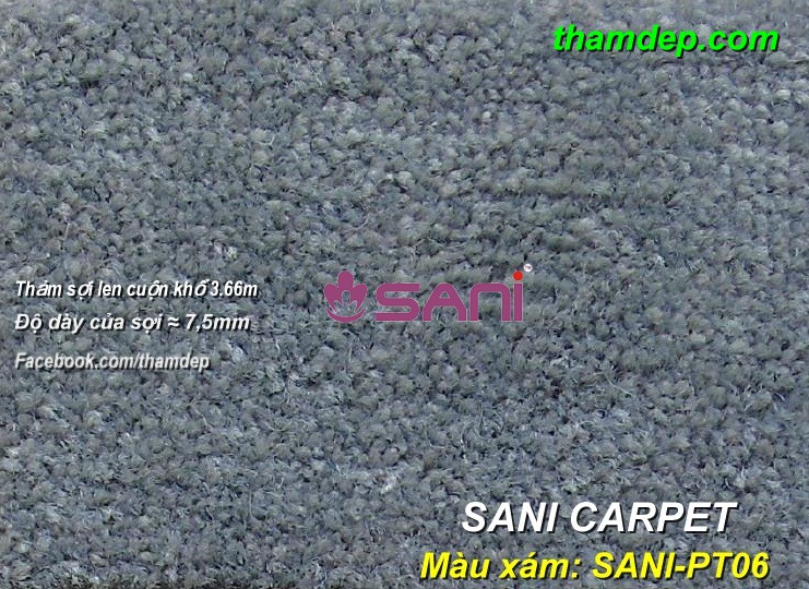 Thảm sợi len trải nhà hàng khách sạn sani-carpet-pt06
