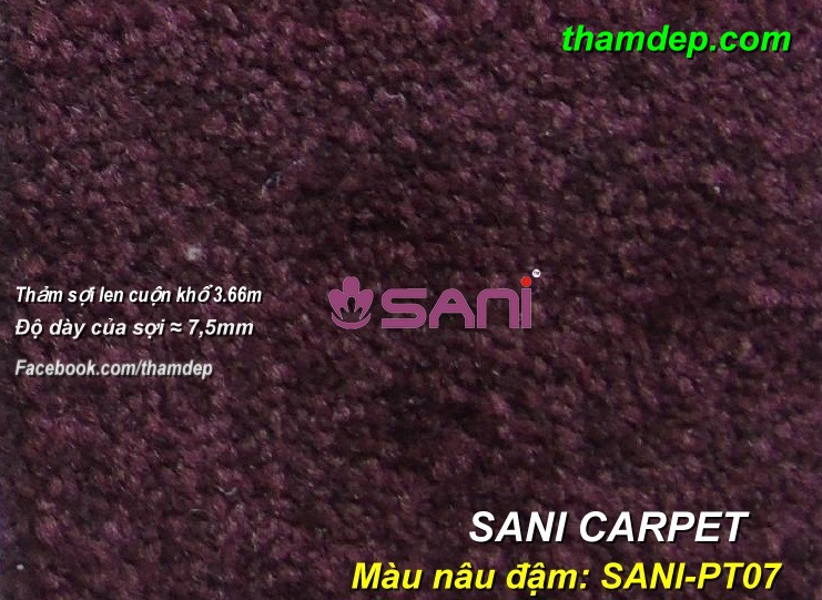 Thảm sợi len trải nhà hàng khách sạn sani-carpet-pt07