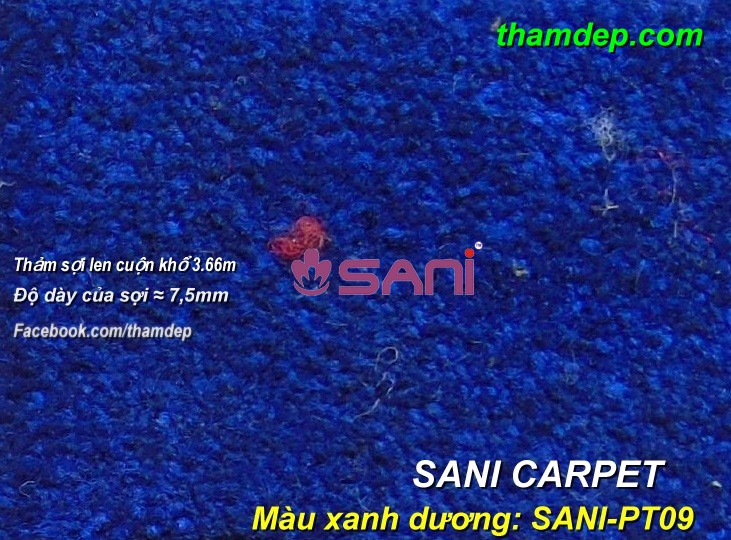 Thảm sợi len trải nhà hàng khách sạn sani-carpet-pt09