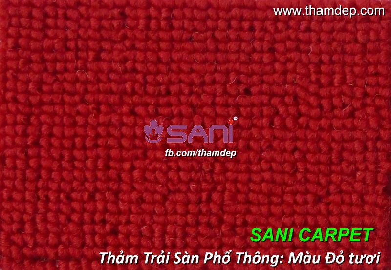 Thảm trải sàn phổ thông - màu đỏ tươi tham-trai-san-ws-77-do-tuoi