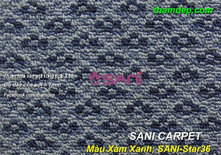 Thảm sợi tổng hợp có hoa văn tham-van-phong-stars-36