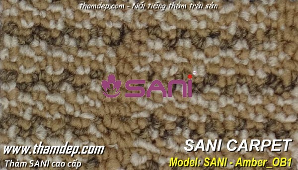 Thảm cao cấp lót sàn nhà orbit amber to
