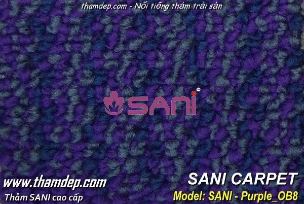 Thảm cao cấp lót sàn nhà orbit purple to