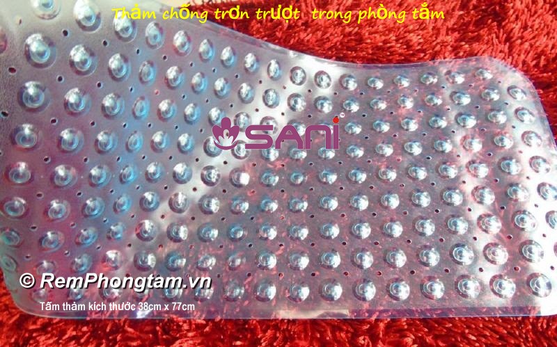 Thảm chống trơn trượt trong phòng tắm -Xanh Lá tham-phong-tam-xanh-la-1