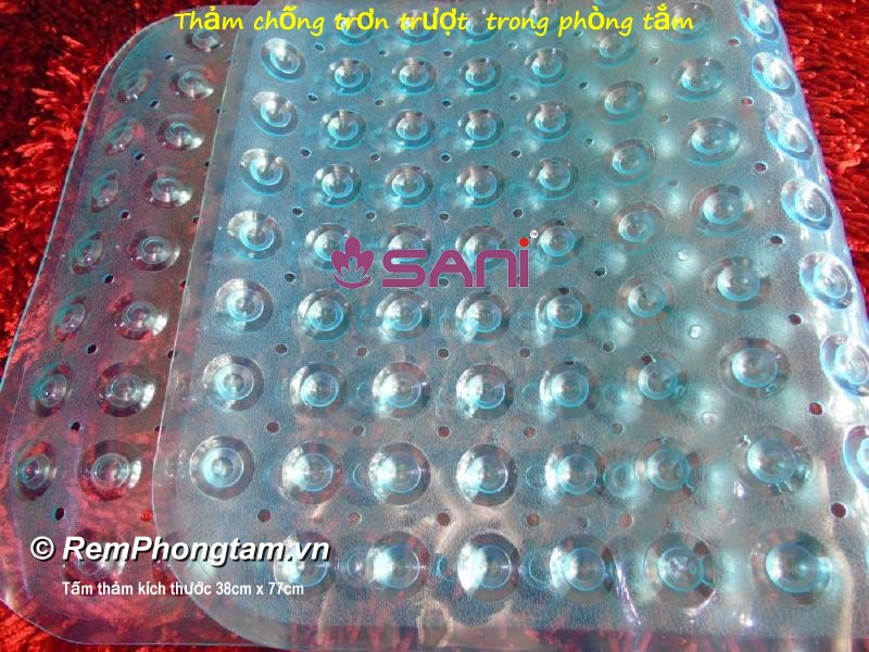 Thảm chống trơn trượt trong phòng tắm -Xanh Lá tham-phong-tam-xanh-la-2