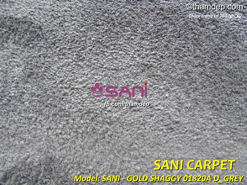 Thảm đẹp phòng giải trí gia đình SANI-GOLD SHAGGY 01820A D_GREY gold-shaggy-d grey-01820a-zoom-tham-tho-nhi-ky-sani