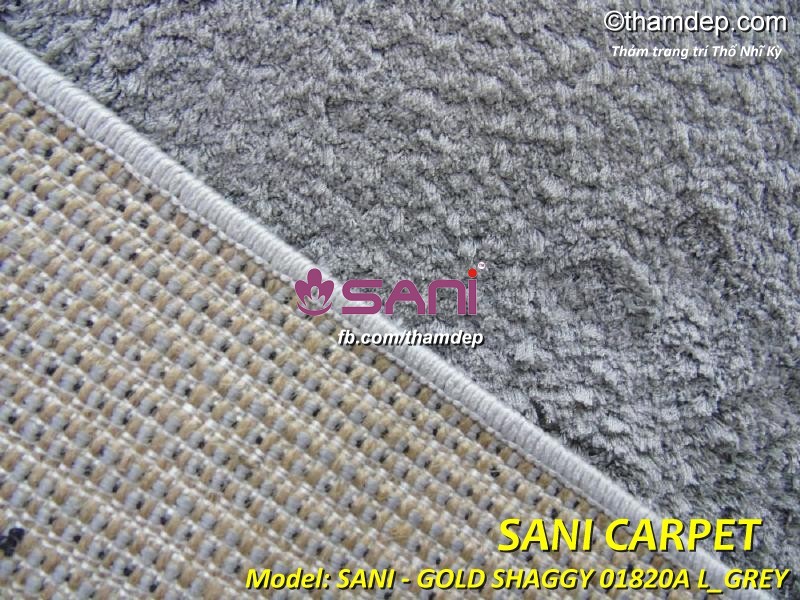 Thảm phòng giải trí gia đình SANI-GOLD SHAGGY 01820A L_GREY gold-shaggy-l grey-01820a-de-tham-tho-nhi-ky-sani