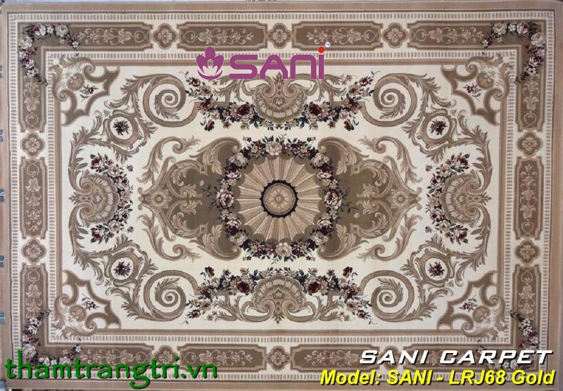 Thảm tấm len tự nhiên SANI- tham-len-tu-nhien-maharajah 131505-23 688gold