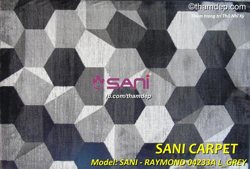 Mẫu thảm tấm Thổ Nhĩ Kỳ SANI-Raymond 0233A L_GREY tham-tho-nhi-ky-raymond-04233a-sani
