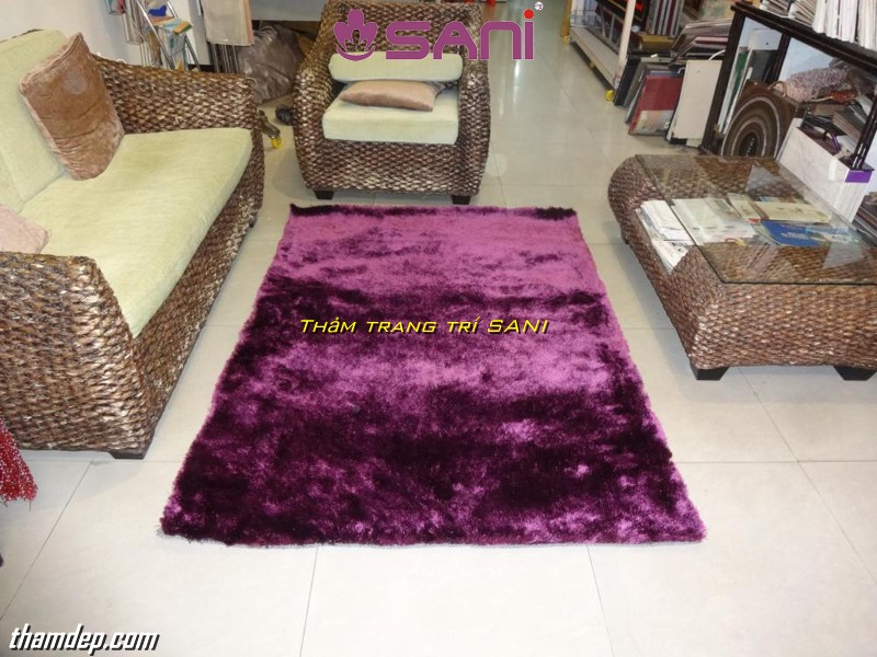 Thảm xù tơ trang trí đẹp