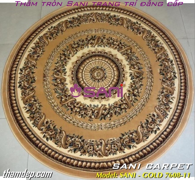 Thảm tròn trang trí