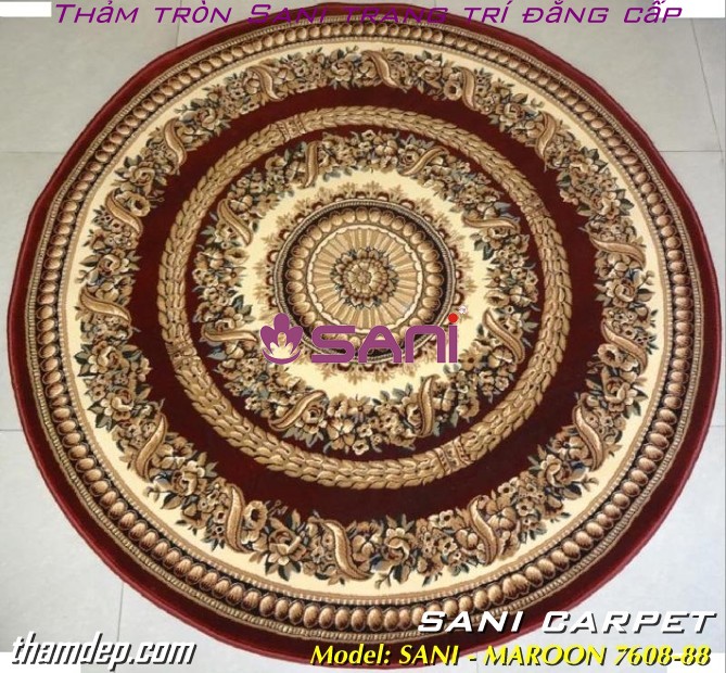 Thảm tròn trang trí
