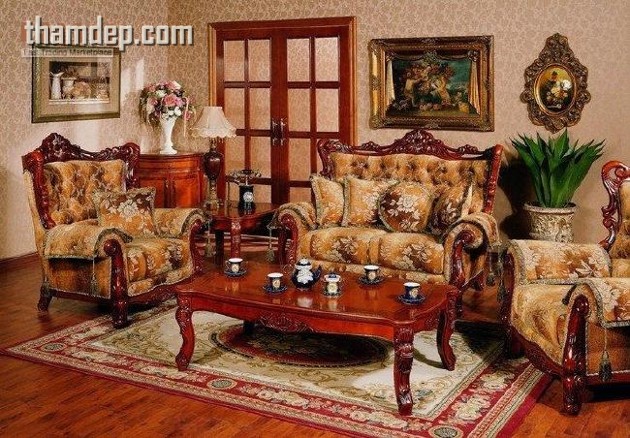 Thảm hoa văn trang trí SANI hoavan 04