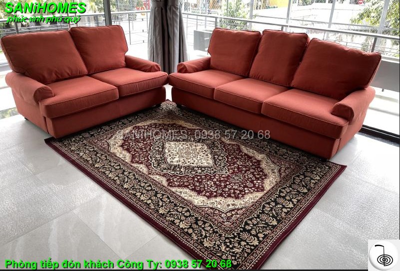 Thảm tấm chữ nhật trang trí len tự nhiên