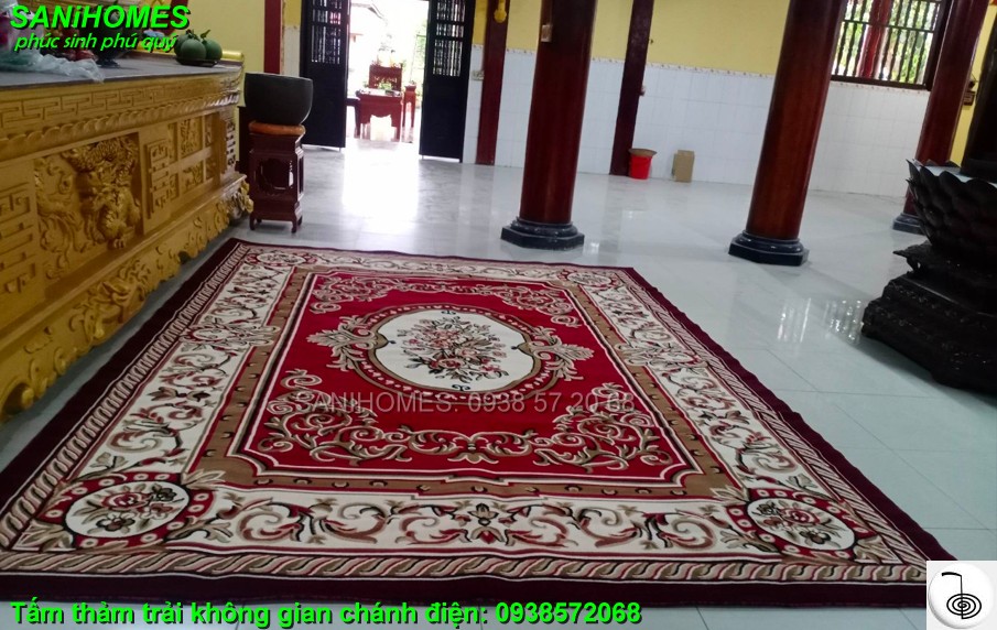 tham trai khong gian chanh dien nha chua
